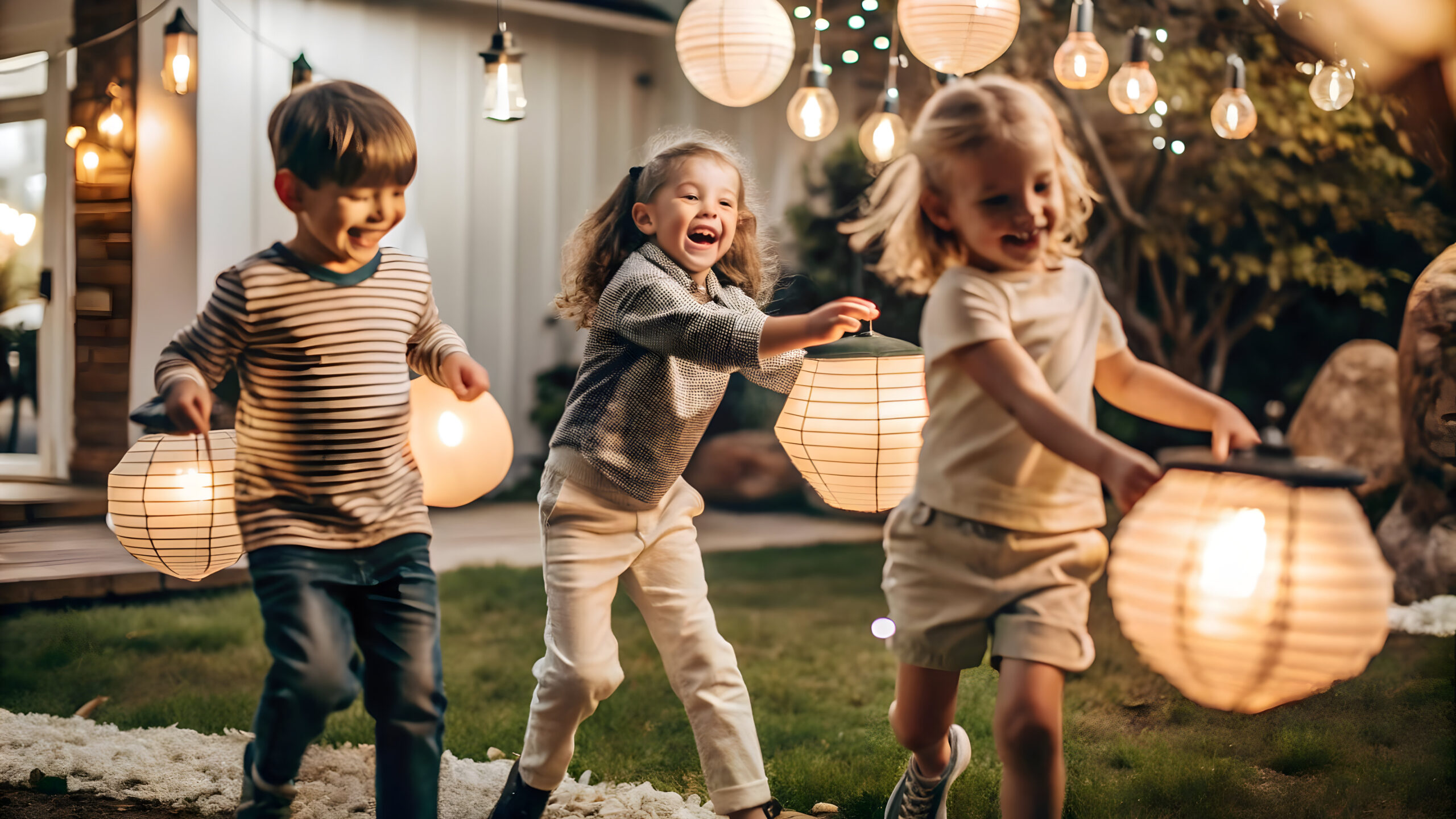 3d-children-playing-with-lanterns-backyard-concept-as-candid-capture-children-playing-wi